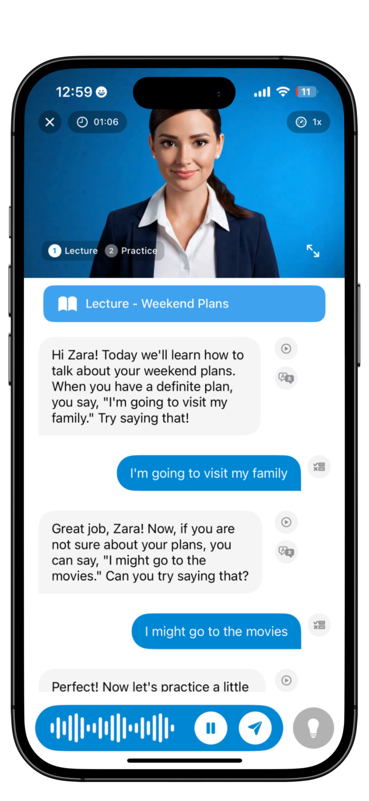 Luna Tutor Luna AI - Learn English by Speaking